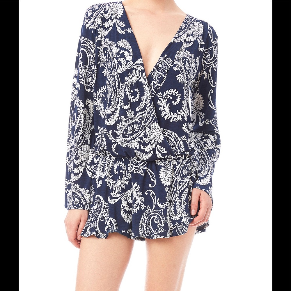 Vintage Havana Paisley Print Romper